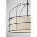 Gateway Park 6 Light 26 inch Coal Pendant Ceiling Light